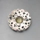 H Wright and Son Citrine and Silver Brooch