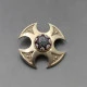 Caithness Glass Silver Brooch