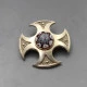 Caithness Glass Silver Brooch