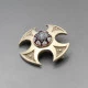 Caithness Glass Silver Brooch