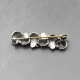 NE FROM Silver Flowers Brooch