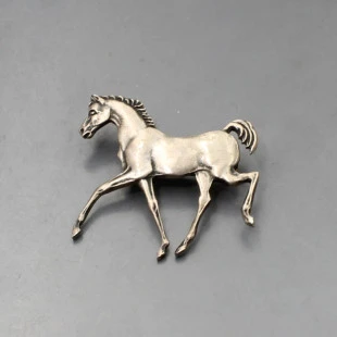 Tonie Taylor for George Tarratt Silver Horse Brooch