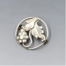C Brumberg Hansen 830 Silver Brooch