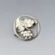 C Brumberg Hansen 830 Silver Brooch