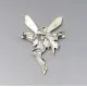   Silver Fairy Brooch
