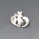 Eiler and Marloe 830 Silver Rabbit Brooch