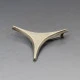 Ernest Blyth Modernist 1968 Silver Brooch