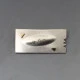 Vintage silver modernist brooch