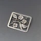 Orrica Denmark Silver Floral Brooch