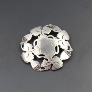 Copehagen Guldsmedie 830 Silver Brooch