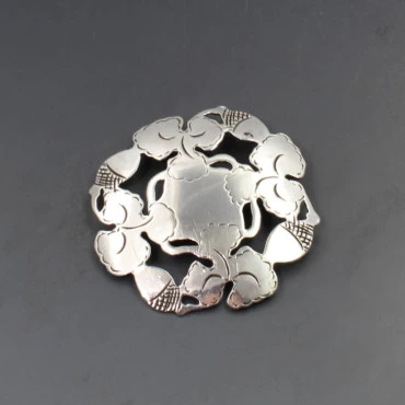 Copehagen Guldsmedie 830 Silver Brooch