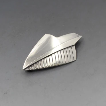 Hugo Grun Denmark Silver Brooch