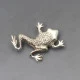 Mexico Taxco Silver Frog Brooch