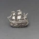 Shipton and Co Silver Mayflower Ship Brooch