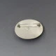 WSG Malachite and Silver Brooch