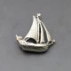 Shipton and Co Silver Viking Ship Brooch