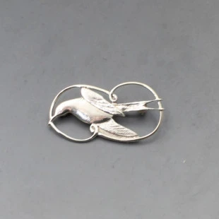 Shetland Silver Arctic Tern Brooch