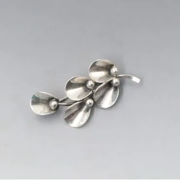 NE FROM Sterling Silver Petals Brooch