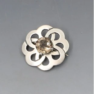 John Fraser Inverness Silver Brooch 1965