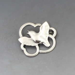 Eiler and Marloe 830 Silver Dove Brooch
