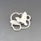 Eiler and Marloe 830 Silver Dove Brooch