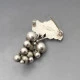 Georg Jensen Silver Grapes Brooch #217B