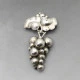Vintage Georg Jensen Grapes Brooch #217B