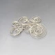 Jane Watling Silver Swirls Brooch