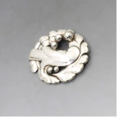 Georg Jensen Silver Dove Brooch #165