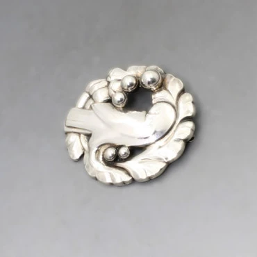 Georg Jensen Silver Dove Brooch #165