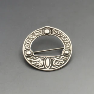 Robert Allison Silver Shield Brooch