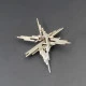 Ernest Blyth for Ivan  Tarratt Ltd Silver "Cortina" Brooch 1966