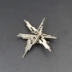 Ernest Blyth for Ivan  Tarratt Ltd Silver "Cortina" Brooch 1966