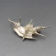  JUHLS Norway Silver "Tundra" Modernist Brooch