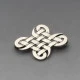 Ola Gorie Silver Celtic Brooch