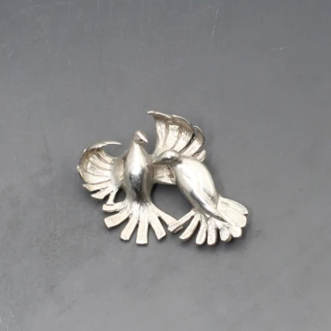  Ivan Tarratt Silver Bird of Prey Brooch