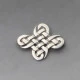 Vintage Ola Gorie Silver Celtic Brooch