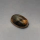 Oval Tigers Eye and Sterling Silver Brooch or Pendant