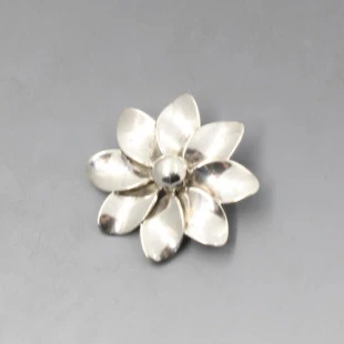 John Lauritzen Denmark 830 Silver Brooch
