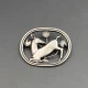 Vintage Georg Jensen Keeling Deer Brooch  256