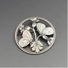 Georg Jensen Silver Butterfly Brooch #283