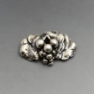 Erik Dennung Denmark Silver Brooch