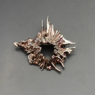 JUHLS Norway  Silver Tundra Brooch