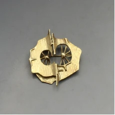 Matti J Hyvarinen Finland  9 Carat Gold Brooch