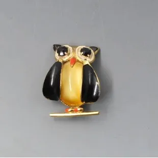 Owl Jelly Belly Brooch