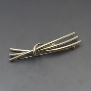 Mexico Taxco Silver Modernist Brooch