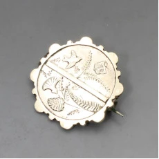 William James Holmes Silver Brooch