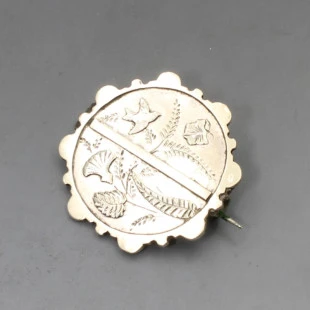 William James Holmes Silver Brooch