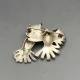  Ivan Tarratt Silver Doves Brooch