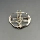 Modernist Abstract Silver Brooch